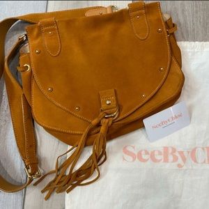 See by Chloe Collins Suede Crossbody Messenger